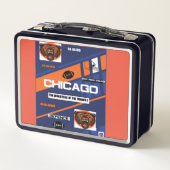 Chicago Team Design Metal Lunchbox (Achterkant)