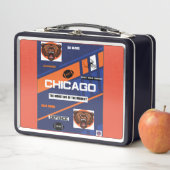 Chicago Team Design Metal Lunchbox (In situ)