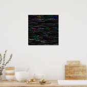 Chicago Text Design I Poster (Keuken)