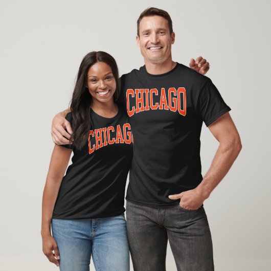 Chicago Text T-shirt (Unisex)