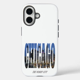 Chicago The Windy City iPhone 16 Hoesje