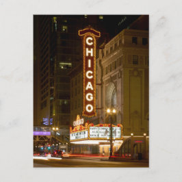 Chicago Theater, Chicago Illinois Travel Post Card Briefkaart