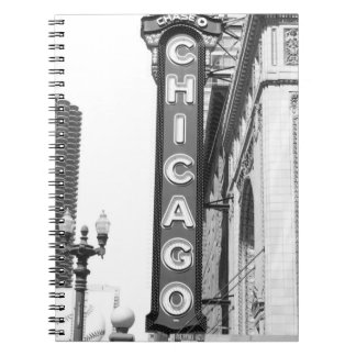 Chicago Theater Sign. Notitieboek