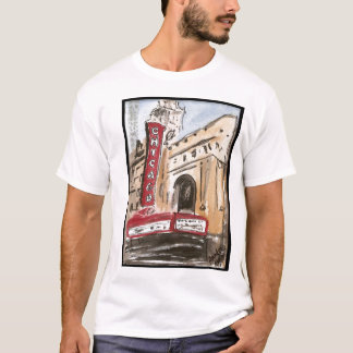 Chicago Theater T-Shirt Original Art van Mandee