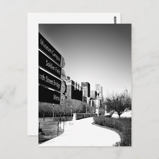 Chicago This Way Briefkaart (Voorkant / Achterkant)