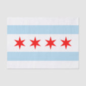 Chicago tissuepapier, Chicago vlag tissuepapier (Voorkant)