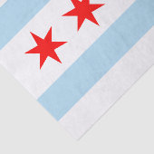 Chicago tissuepapier, Chicago vlag tissuepapier (Detail)
