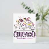 CHICAGO-TODDLIN-TOWN BRIEFKAART (Staand voorkant)