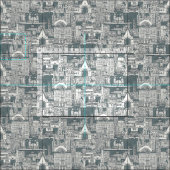 Chicago toile donkergrijs storm stof (Delen)