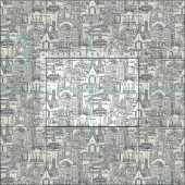Chicago Toile donkergrijze parel Stof (Delen)