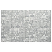 Chicago Toile donkergrijze parel Stof (Fat Quarter)