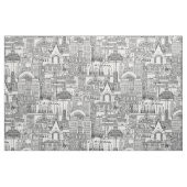 Chicago toile zwart wit stof (Fat Quarter)