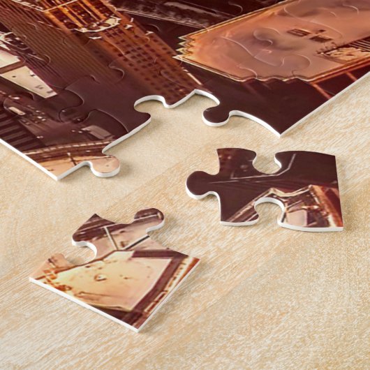 Chicago Town Michigan. Legpuzzel (Zijkant)