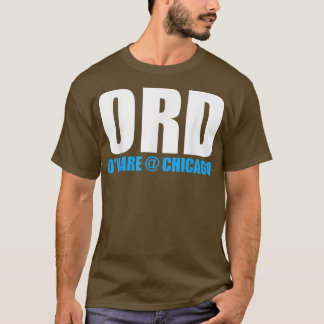 Chicago Travel Airport Souvenir Illinois City OHar T-shirt