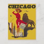  Chicago Travel Briefkaart (Voorkant)