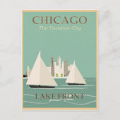  Chicago Travel Briefkaart (Voorkant)
