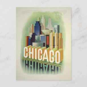  Chicago Travel Briefkaart