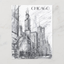 Chicago Travel Briefkaart