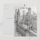 Chicago Travel Briefkaart (Voorkant / Achterkant)