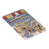 Chicago Travel Magnet Magneet (Rechterzijde)