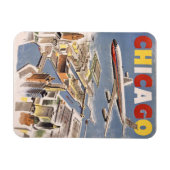 Chicago Travel Magnet Magneet (Horizontaal)