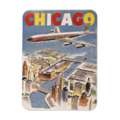 Chicago Travel Magnet Magneet (Verticaal)