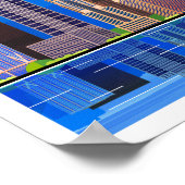 Chicago Travel Poster WallArt (Hoek)