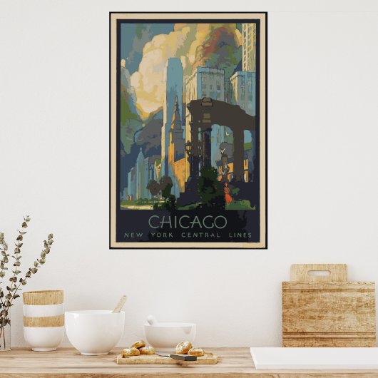  Chicago Travel Posters 24x36 (Keuken)
