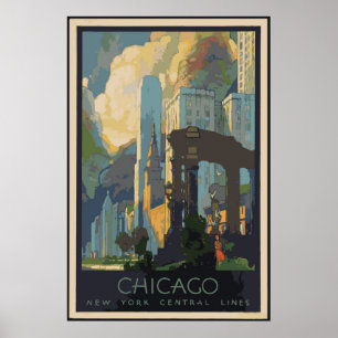  Chicago Travel Posters 24x36