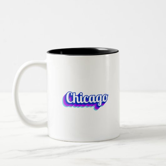 Chicago Tweekleurige Koffiemok (Links)