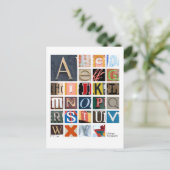 Chicago Typeography Briefkaart (Staand voorkant)