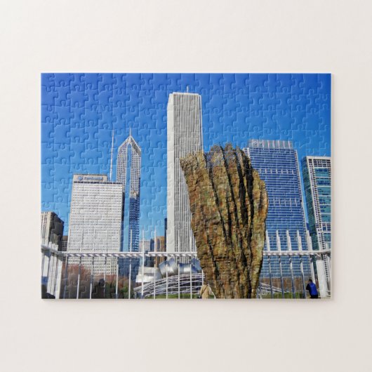 Chicago Uitzicht Jigzaag Puzzle Legpuzzel (Horizontaal)