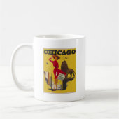Chicago USA Air Travel Advertisement Koffiemok (Links)