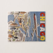  Chicago USA Air Travel Advertisement Legpuzzel (Horizontaal)