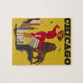  Chicago USA Air Travel Advertisement Legpuzzel (Horizontaal)