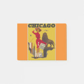  Chicago USA Air Travel Advertisement Post-it® Notes (Voorkant)