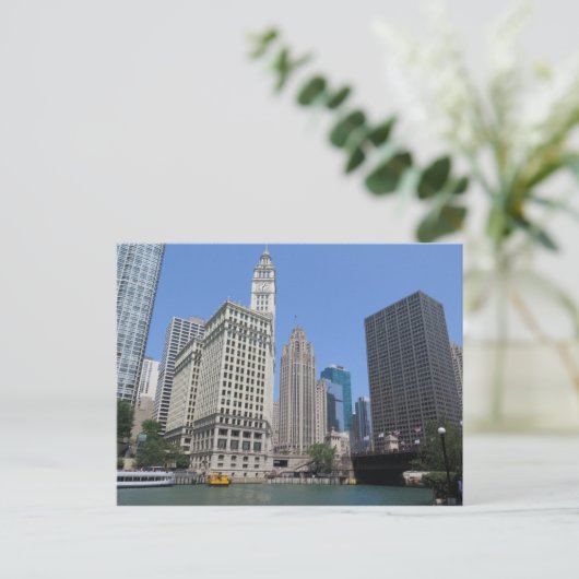 Chicago USA Briefkaart (Staand voorkant)