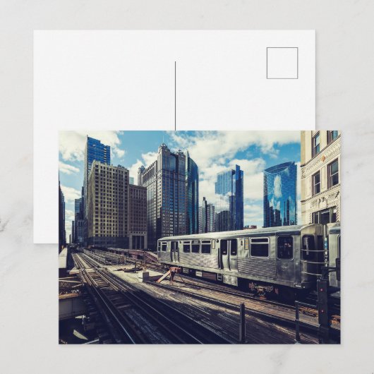 Chicago USA Briefkaart (Voorkant / Achterkant)