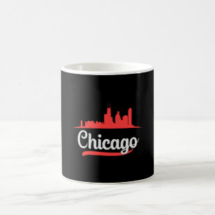 Chicago USA City Cityscape Skyline Funny Gift Idea Koffiemok