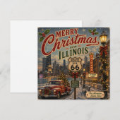 Chicago Vakantie Kerst Route 66 (Voorkant / Achterkant)