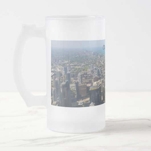 Chicago van boven Frosted Mok (Links)