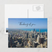 Chicago van boven je Briefkaart (Voorkant / Achterkant)