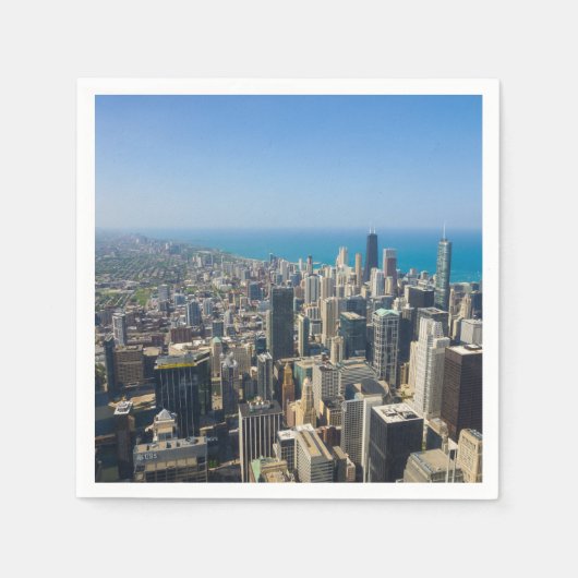 Chicago van boven servetten (Voorkant)
