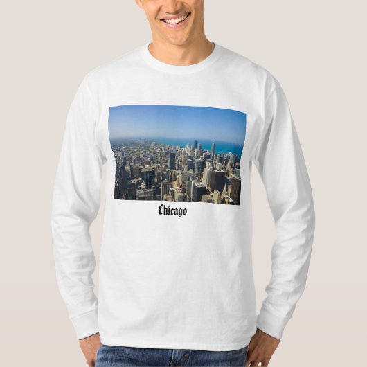 Chicago van boven t-shirt (Voorkant)