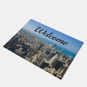 Chicago van boven Welkom Doormat Deurmat (Schuin)