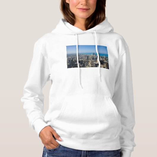 Chicago van bovenaf hoodie (Voorkant)