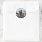 Chicago van Lake Shore Drive Ronde Sticker (Tas)