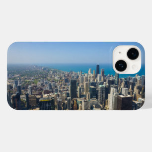 Chicago vanaf boven Hoesje-Mate iPhone Case