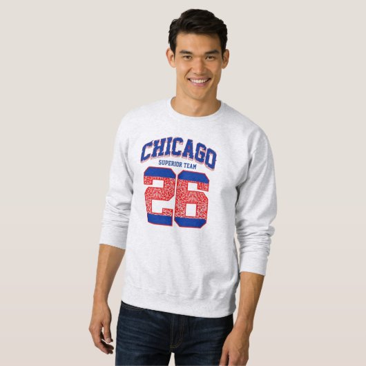 Chicago varsity letter athletic trui (Voorkant volledig)
