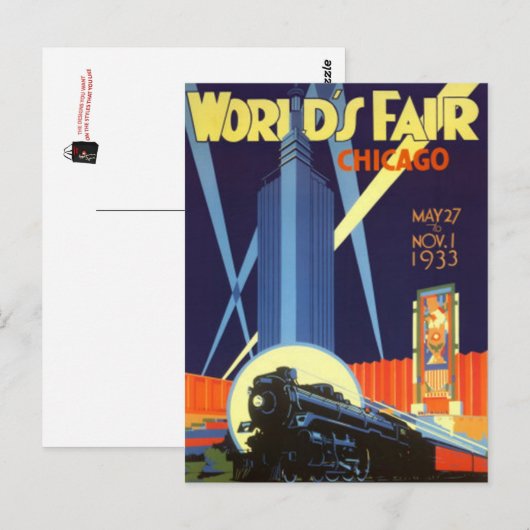  Chicago, Verenigde Staten - Briefkaart (Voorkant / Achterkant)